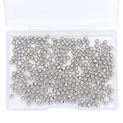 Platinum Plated Round Spacer Beads 3mm 300pcs for Jewelry Making Findings Non Tarnish - color: Platinum, size: 3mm