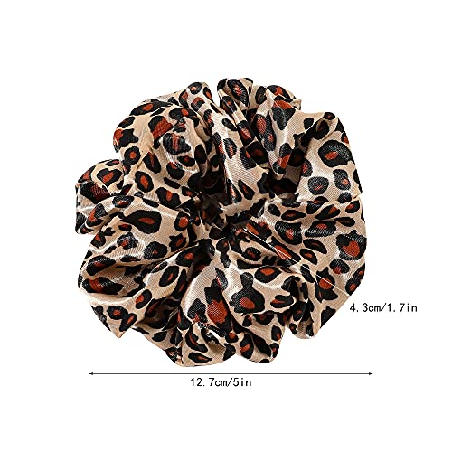 Scrunchies Hair Ties Silk Satin Scrunchy - Hair Elastics Bands Ponytail Holder Pack of Neutral Scrubchy Hair Accessories Women Girls - color: Satin Mixed color