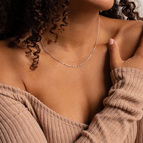 Layered Initial Choker Necklaces Handmade 14K Gold Plated Dainty Heart Personalized Letter Disc Pendant Layering Gold Necklaces for Women Gift Jewelry,Valentines Day Gifts for Mom Wife Girlfriend - style: T-Silver