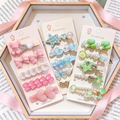 20 Pcs Assorted Hair Clips Set with Jewelry Jar, Fashion Hair Accessories for Everyday Wear & Special Events, Ideal Birthday Gift for Women