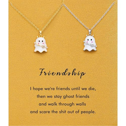 RZKING Silvery Necklace for Women, Gifts for Friend Mom Daughter Teacher - style: Ghost
