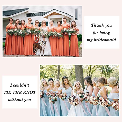 DHQH Bridesmaid Necklace Earrings Set Gifts I Couldn't Say I DO Without You Cubic Zirconia Leaf Pendant Necklace Bridesmaid Proposal Gift Set of 4 6 - color: white-leaf-4set