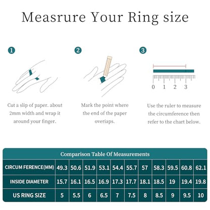 Moissanite Wedding Ring Set for Women D Color VVS1 Moissanite Engagement Rings 925 Sterling Silver Palladium and Rhodium Plated Promise Ring with Certificate - color: 1.9CTTW(1.5CT Center)