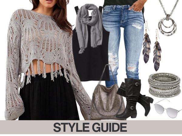 SPUNKYsoul Boho Feather Earrings for Women – Handmade Lightweight Faux Leather Drop Earrings with Earthy Tones – Hypoallergenic & Eco-Friendly Fashion Jewelry - style: Gray/Black/Creme