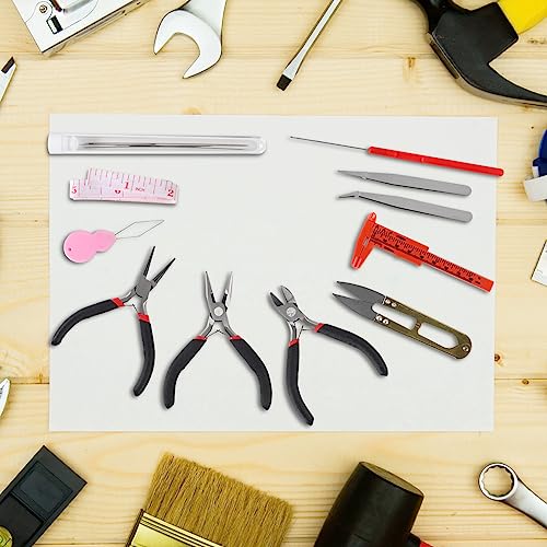 D-FLIFE 19pcs Jewelry Making Tools Kit with Zipper Storage Case for Jewelry Crafting and Jewelry Repair (19pcs) - color: 19pcs