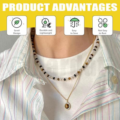 Mardatt 102Pcs Jewelry Making Kit, 10 Yards Necklace Chains with 50Pcs Open Jump Rings, 50Pcs Lobster Clasps, Chain Nose Pliers for DIY Necklace Bracelet Jewelry Making (Silver) - color: Silver