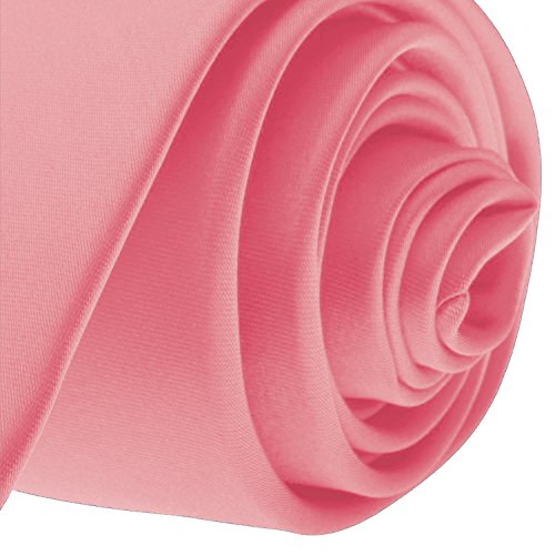 K. Alexander Skinny Ties - Multiple Solid Colors - Classic 2" width - color: Pink