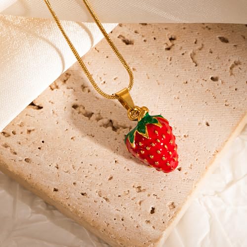 Multiple Shapes Pendant Fruit Charms For Jewelry Making Cute 3D Strawberry Charms For Bracelets Flatback Cherry Charm Kawaii Metal Fruits Strawberries Cherries Pendants Earring Necklace Jewelry Charms