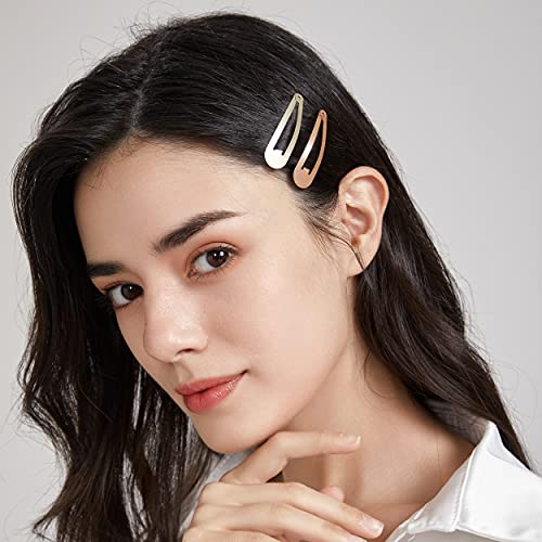 Dofash Hair Clip Set, 102 Counts Set Braided Hair Clips For Women (Bobby Pins 60pcs + Hyper Elastics Ties 30pcs + Snap Hair Clips 12PCS - Blonde) - color: Blonde B