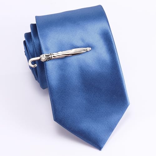 HAWSON Various Tie Clips for Men Unique, Funny Novelty Mens Tie Bar, Personalized Tie Pins for Men, Theme Wedding Party Gifts - style: Umbrella