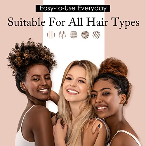 OLESILK 100% Mulberry Silk-Scrunchies for Hair Sleep, Women Grils Silk Hair Ties for Frizz & Breakage Curly Hair, No Damage, Elastics Ponytail Holder, 3 Pack - color: 3pcs, Black-White-Light Champagne
