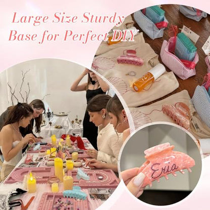16 Pack Hair Claw Clips for Women - Large Non-Slip Acrylic Hair Claws for Thick Thin Hair, Cute Hair Barrettes Elegant & Durable, Fashion Hair Accessories Stylish Jaw Clips for Girls DIY Gift - size: Large 16 Pcs