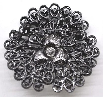 Belagio Enterprises 2 1/2-Inch Rhinestone Brooch | BW-171-182 - size: 2-1/2-Inch, style: BW-129