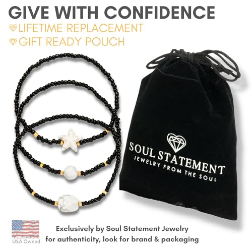 Boho Shell Anklets for Women, 3-Pack Layered Waterproof Ankle Bracelet, Seashell & Starfish Bead Foot Jewelry for Summer Beach Outfits - color: Shell Black
