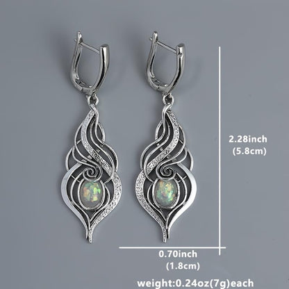 Retro Exaggerated Drop Earrings Personality Vintage Carved Dangle Earrings Daily Accessories Party Valentine's Day Jewelry Gifts for Women - style: Retro Style 10