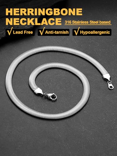 U7 Cuban Link Chain for Men Women Stainless Steel Curb Necklace, 7/9/12/15 MM Chunky Chain Silver/Gold/Black Mens Hip Hop Jewelry 18''-30'' - color: i. 8mm-silver, size: 18 Inch
