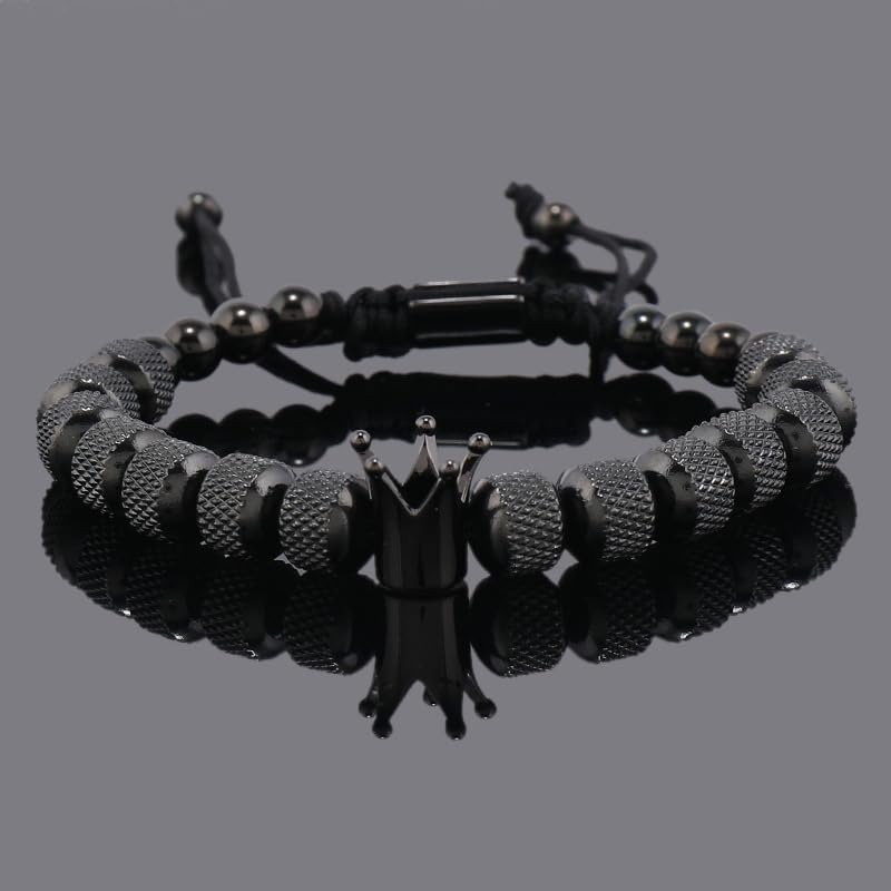 Vintage Stackable Bead Bracelet Set For Men Women Handmade Bohemian Style Multilayer Adjustable Elastic Bead Bracelet Fashion Punk Jewerly Gift - style: Style 9