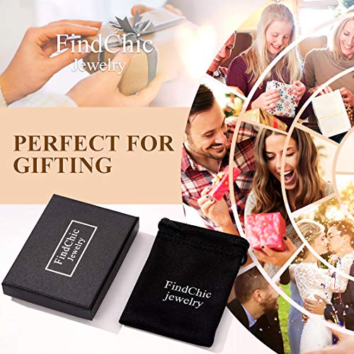FindChic Elegant Herringbone Snake Chain Anklets/Bracelets 3MM/5MM Width Stainless Steel/18K Gold/Rose Gold Plated/Black 4 Color Options, 8.3'' 8.5'' 10.5'' Length, with Gift Box - color: B: 5mm 6.3'' bracelet (Rose Gold Plated)