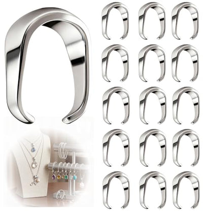 100PCS 304 Stainless Steel Pinch Clip Bail Clasps,0.16 Inch,Pendant Holders Connector Findings for Jewelry Making,Sturdy Necklace Charm Findings[4X8mm]