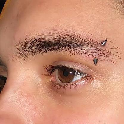 18G/16G/14G Titanium Bent Curved Barbell Eyebrow Rings Piercing