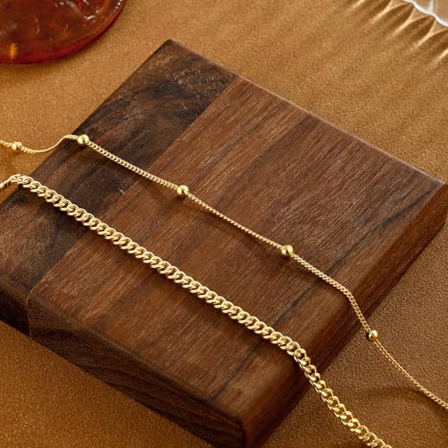 VIROMY Gold Waist Beads Chain for Women Waterproof Belly Chain Body Belt Chain Beach Accessories Body Women's Jewelry - style: Style B-GD
