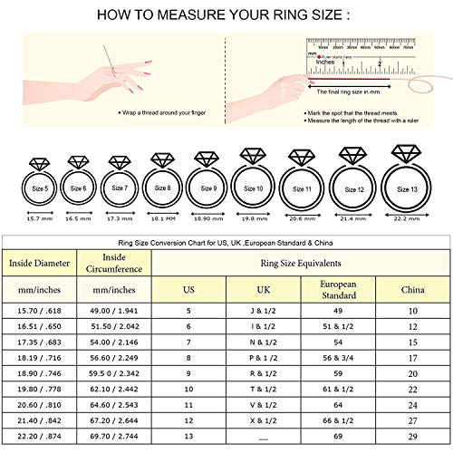 Mytys Statement Rings for Women with Black Zircons, Wavy Design, Vintage Wide Band Ring