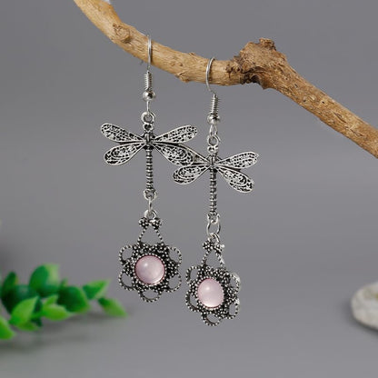 Retro Exaggerated Drop Earrings Personality Vintage Carved Dangle Earrings Daily Accessories Party Valentine's Day Jewelry Gifts for Women - style: Retro Style 12