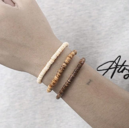 Vintage Stackable Bead Bracelet Set For Men Women Handmade Bohemian Style Multilayer Adjustable Elastic Bead Bracelet Fashion Punk Jewerly Gift - style: Style 7
