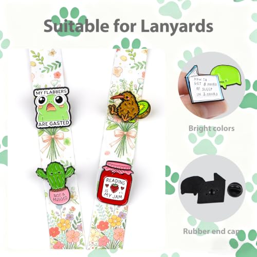 4/6/9/10/12/16/20PCS Cute Enamel Pins Bulk Set, Art Aesthetic Lapel Brooches, Humorous Quote Pins for Backpacks Jackets Hats Bags, Novelty Cool Badges for Women, Men, Teens, Kids - style: 16pcs A