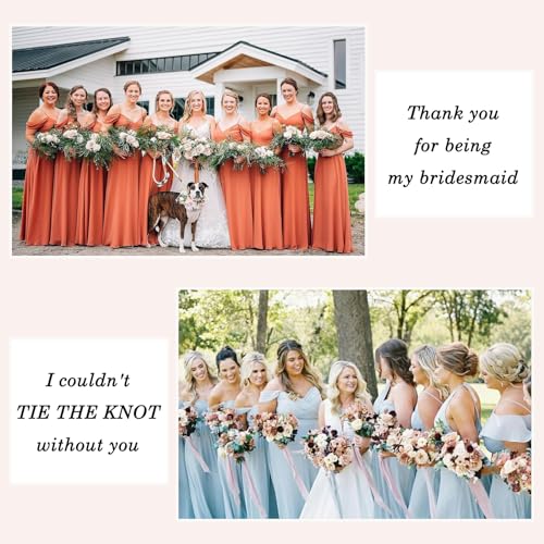 DHQH Bridesmaid Necklace Earrings Set Gifts I Couldn't Say I DO Without You Cubic Zirconia Leaf Pendant Necklace Bridesmaid Proposal Gift Set of 4 6 - color: white leaf -6