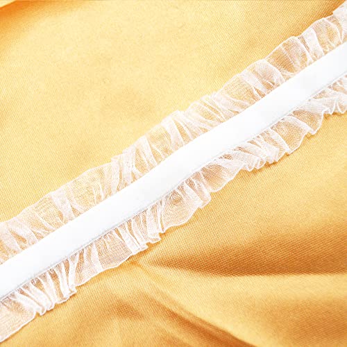 MOMOCAT Lace Choker Necklace for Women Bridal 90s Gothic Tatoo Choker Collar Kawaii Chocker Necklace Flower Ribbon Lolita Accessories - color: White