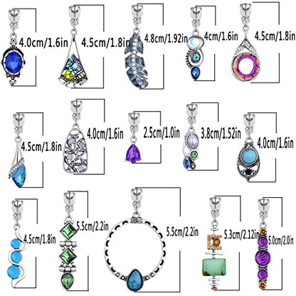 15 Pairs Wholesale Clip on Earrings for Women Trendy,Lightweight Clipon Earrings for Women in Silver Tone - style: Style D