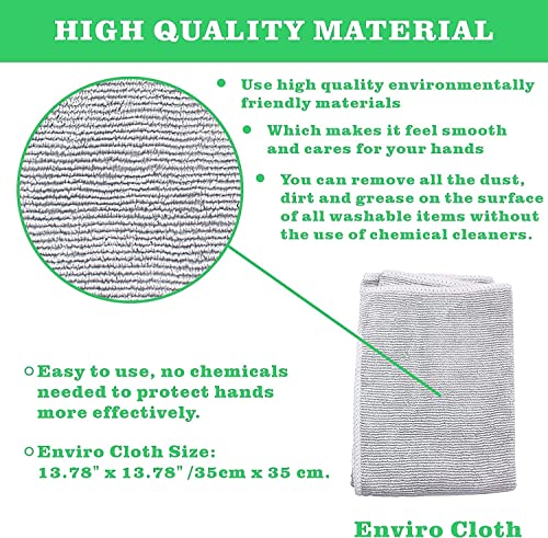 Longmann 2 x NΘrwex Enviro Cloth, Glass Cloth, Cleaning Cloth, Streaks Schatches Free (Grey 2 Pack) - color: Grey 2 Pack