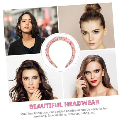 Women Wide Padded Headband Fashion Headwear for Daily Wear Parties and Weddings Stylish Hair Accessory Vibrant Colors and Comfortable Fit