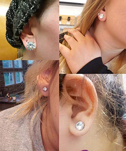 2/4/6/8 Gauge Earrrings Plugs Tunnels Gauges for Ears - color: rosegold5mm