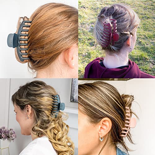 20PCS Large Hair Claws Clips for Thick Thin Hair No Slip Hair Clamps Strong Hold Hair Jaws Accessories for Women Girls
