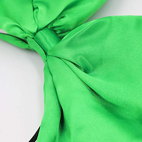 ZTL Women Huge Bow Headband Hairband Hair Hoop Accessories Party Props - color: Green