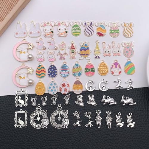 50pcs Enamel Charms for Jewelry Making Wholesale Assorted Mixed Bulk Metal Earring Findings for DIY Necklace Bracelet Keychain and Crafting - style: Thanksgiving Day Charms