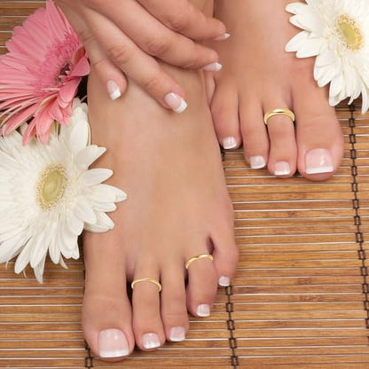 Mikovivi 3pcs Adjustable Toe Rings, Thin Open Band Toe Rings Elegant Summer Beach Foot Jewellery for Woman - color: Gold