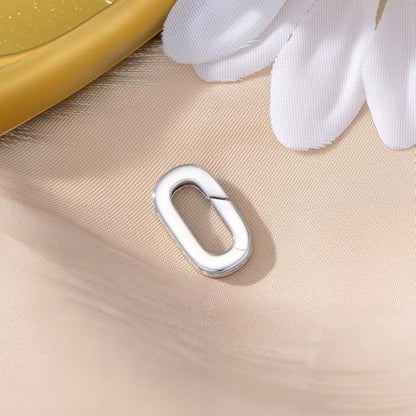 925 Sterling Silver Double Opening Lobster Clasp, Necklace Bracelet Anklet Jewelry Extender Clasp for DIY Jewelry Making (Style 8) - style: style 8