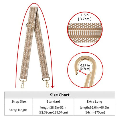 Wide Shoulder Strap Adjustable Replacement Belt Crossbody Canvas Bag Handbag - color: Wide: 1.4"(3.5cm)color3, size: Wide: 1.4"(3.5cm)