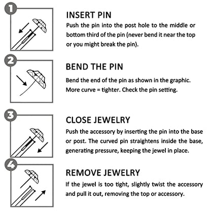 Oveta Threadless Push in Lip Rings 16G/18G/20G Labret Jewelry CZ Lip Studs Stainless Steel Cartilage Earrings for Women Monroe Medusa Piercing Jewelry 6/7/8/10/12mm Bar Length - color: Silver, size: 18G*10mm bar*1.5/2/2.5/3mm cz