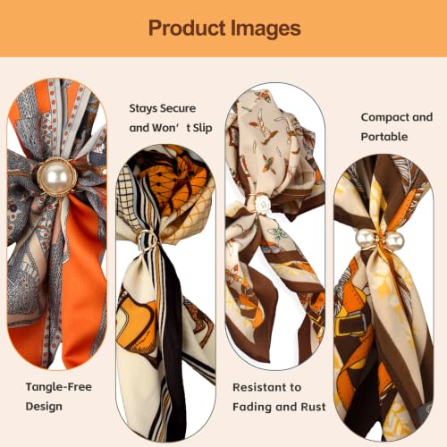Scarf Rings Buckle And Slides For Women Scarves Pin Tshirt Ties Clip For The Side