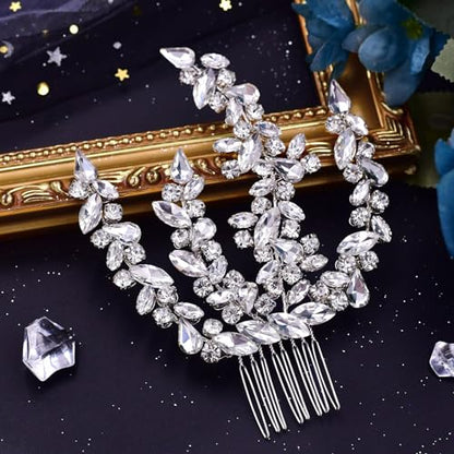 wedding headband bridal hair band rhinestone wedding hair for brides