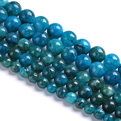 4MM 88PCS Blue Apatite Spacer Loose Beads for Jewelry Making DIY Bracelet Necklace - color: Apatite, size: 4mm