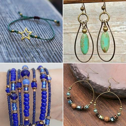 Craftdady 360Pcs Antique Bronze 6 Styles Spacer Beads Tibetan Metal Tiny Column Barrel Round Drum Cube Loose Beads for Jewelry Making Hole: 1-2.5mm - color: 6 Styles, 360Pcs, Antique Bronze