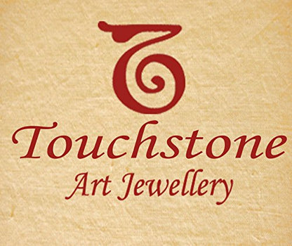 Touchstone Indian Bollywood Desire Brass Base Exotic Workmanship Free Size Cuff Bracelet in Antique Gold Or White Or Copper Tone for Women. - style: D051 White 1