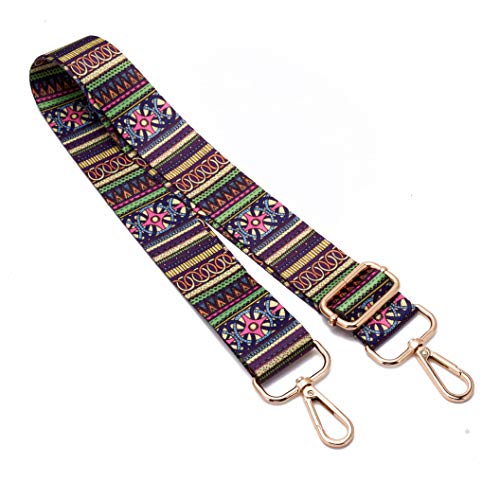 Wide Shoulder Strap Adjustable Replacement Belt Crossbody Canvas Bag Handbag - color: Stripe, size: EXTRA LONG:66.9"(170cm)Wide:1.4"(3.5cm)