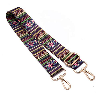 Wide Shoulder Strap Adjustable Replacement Belt Crossbody Canvas Bag Handbag - color: Stripe, size: EXTRA LONG:66.9"(170cm)Wide:1.4"(3.5cm)