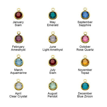 Personalized Infinity Bracelet - Choose Your Style - Sterling Silver, Solid Gold or Plated - Rolo Chain - color: 18K Gold Plated Silver, size: 1 Name Bracelet with Birthstone